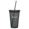 Thumbnail image for  Madison Double Wall Charcoal Tumbler w/Straw 16oz
