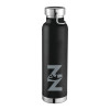 Thumbnail image for  Thor Copper Vacuum Insulated Black Bottle 22oz
