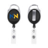 Thumbnail image for  Black Oval Retractable Badge Holder w/Clip