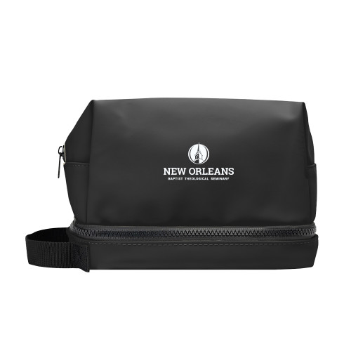  Black Toiletry Bag - NOBTS Primary Mark Stacked