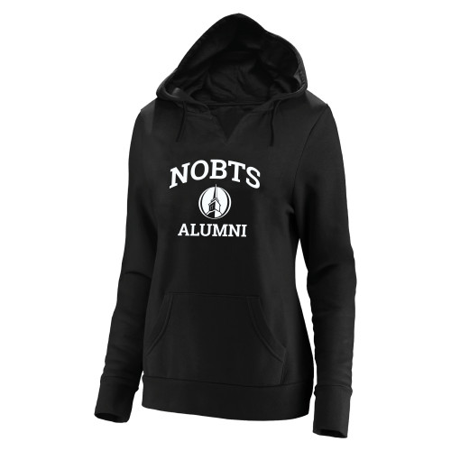  Womens Plus Black Hoodie - NOBTS Alumni