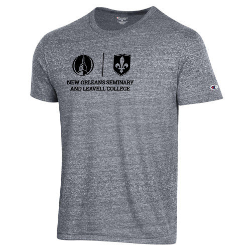  Champion Triblend Gunsmoke Heather T Shirt - New Orleans Seminary & Leavell College