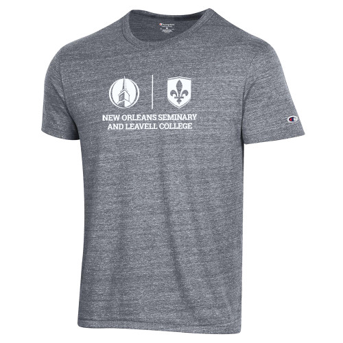  Champion Triblend Gunsmoke Heather T Shirt - New Orleans Seminary & Leavell College