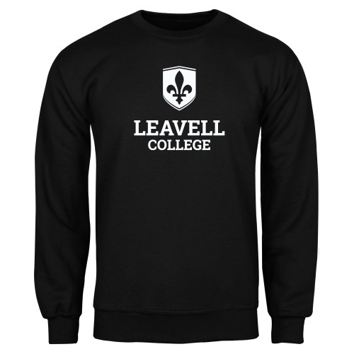  Black Fleece Crew - Leavell College Primary Mark Stacked