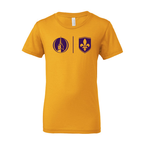  Bella + Canvas Youth Gold Jersey T Shirt - Steeple & Shield