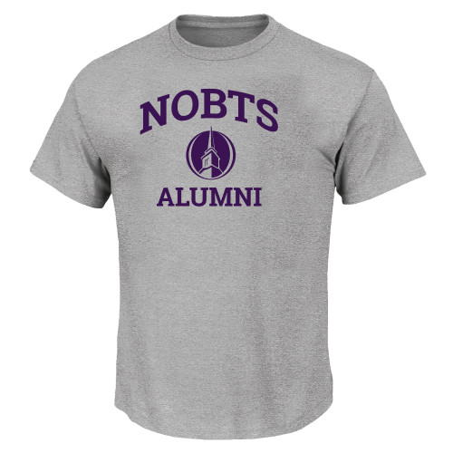  Tall Heather Grey T Shirt - NOBTS Alumni