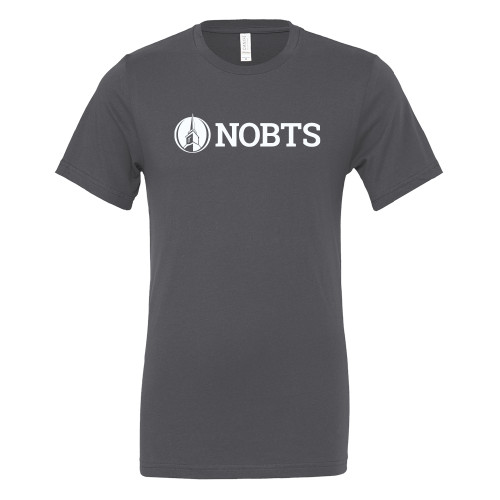  Bella + Canvas Asphalt Jersey Cotton T Shirt - NOBTS Wordmark