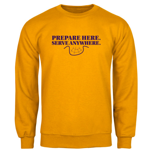  Gold Fleece Crew - Prepare Here Serve Anywhere
