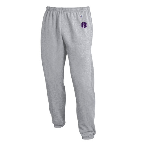  Champion Heather Grey Banded Bottom Sweatpants - NOBTS Steeple Mark