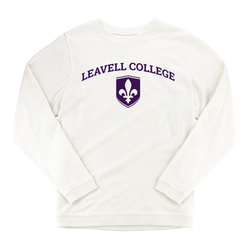  Boxercraft Womens Cream Corded Crew - Leavell College