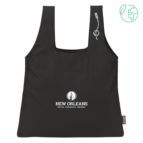  ChicoBag Black Original rePETe Tote - NOBTS Primary Mark Stacked