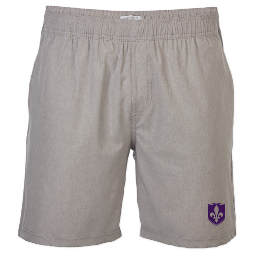  Boxercraft Light Grey Riptide Hybrid Short - Leavell College Shield