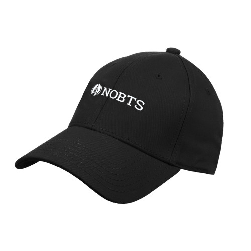  Black Structured Adjustable Pro Style Hat - NOBTS Wordmark