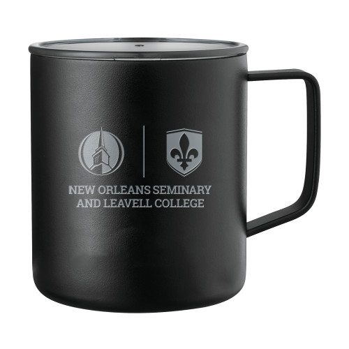  Rover Camp Vacuum Insulated Black Mug 14oz - New Orleans Seminary & Leavell College Engraved