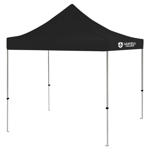  9 ft x 9 ft Black Tent - Leavell College Primary Mark Flat