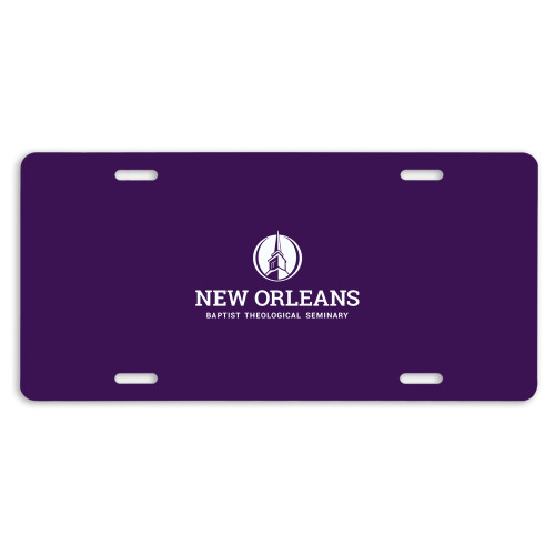  License Plate - NOBTS Primary Mark Stacked
