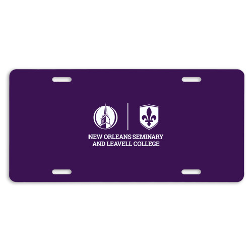  License Plate - New Orleans Seminary & Leavell College