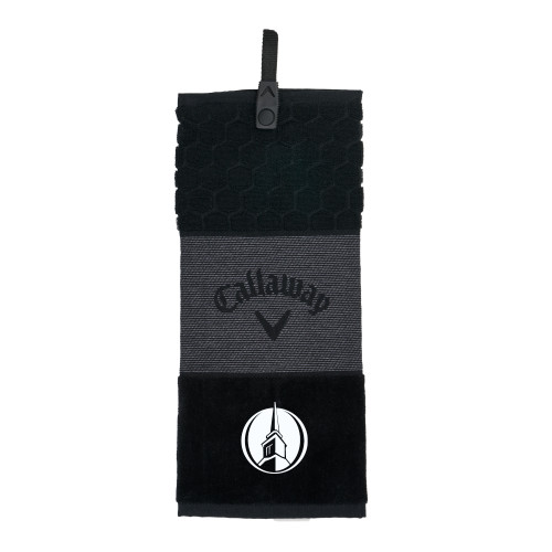  Callaway Black Trifold Towel - NOBTS Steeple Mark