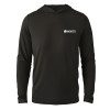 Thumbnail image for  Black Long Sleeve Hooded Tee