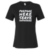 Thumbnail image for  Bella + Canvas Womens Black Relaxed Cotton T Shirt