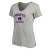 Thumbnail image for  Womens Plus Heather Grey V Neck T Shirt