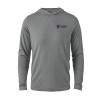 Thumbnail image for  Grey Heather Long Sleeve Hooded Tee
