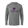 Thumbnail image for  Grey Heather Long Sleeve Hooded Tee