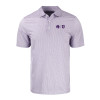 Thumbnail image for  Cutter & Buck White/Purple Pike Recycled Symmetry Print Polo
