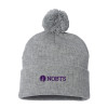 Thumbnail image for  Sportsman Heather Grey Pom Pom Cuffed Beanie