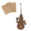 Thumbnail image for  Wood Snowman Ornament