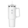 Thumbnail image for  Hippo White Mug & Straw Lid with Twist Closure 40 oz