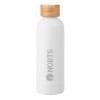 Thumbnail image for  Blair White Stainless Steel Bottle w/ Bamboo Lid 17 oz