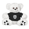 Thumbnail image for  Plush Big Paw 8 1/2 inch White Bear w/Black Shirt