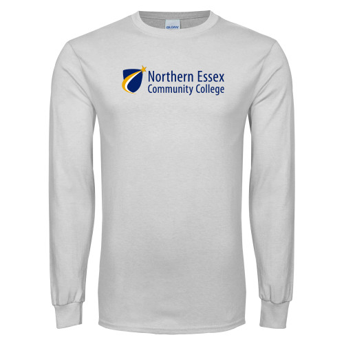  White Long Sleeve T Shirt - Northern  Essex Community College