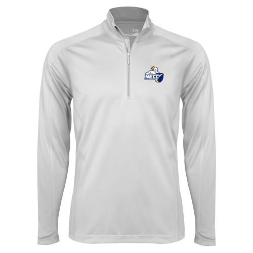  Syntrel White Interlock 1/4 Zip - Primary Mark