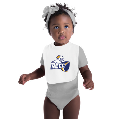  White Baby Bib - Primary Mark