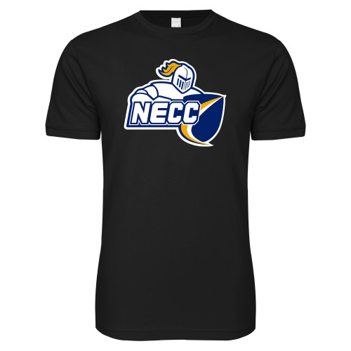  Next Level Black SoftStyle T Shirt - Primary Mark