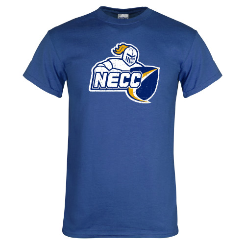  Royal T Shirt - Primary Mark Distressed