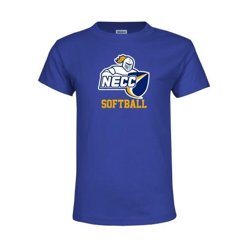  Youth Royal T Shirt - Softball