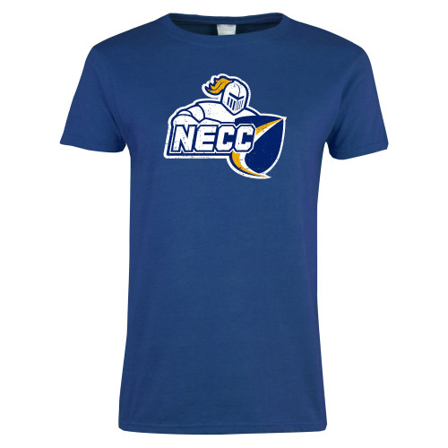  Womens Royal Short Sleeve Tee - Primary Mark Distressed
