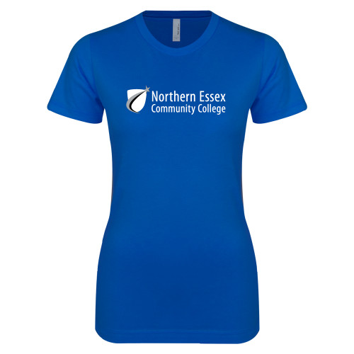  Next Level Womens Royal Boyfriend Tee - Northern  Essex Community College