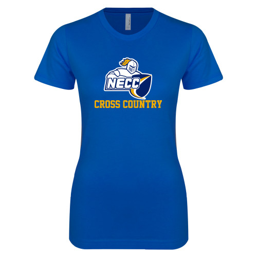  Next Level Womens Royal Boyfriend Tee - Cross Country