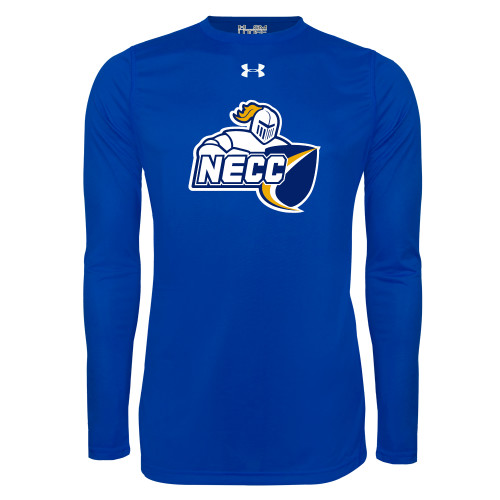 Under Armour Royal Long Sleeve Tech Tee - Primary Mark