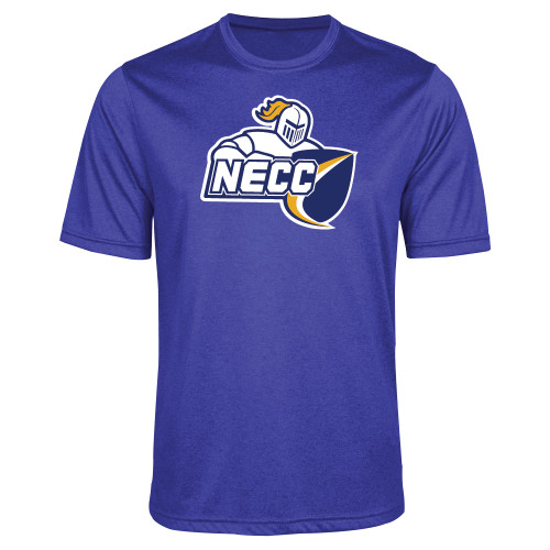  Royal Heather Performance Contender Tee - Primary Mark