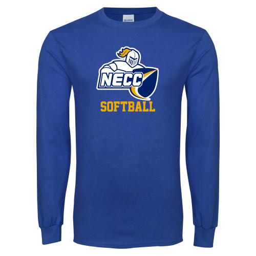  Royal Long Sleeve T Shirt - Softball