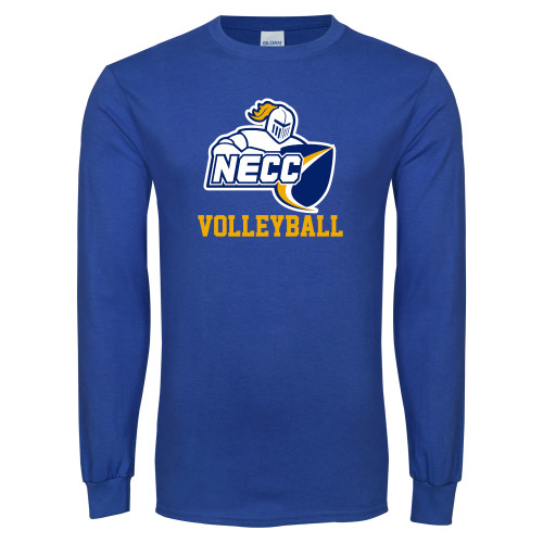  Royal Long Sleeve T Shirt - Volleyball