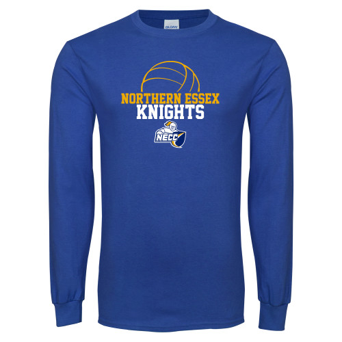  Royal Long Sleeve T Shirt - Volleyball