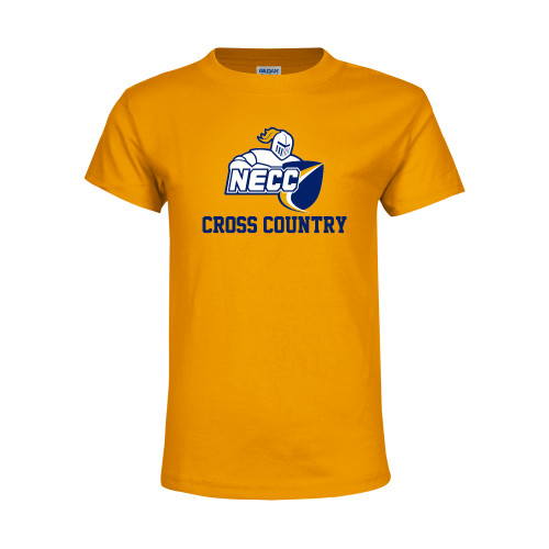  Youth Gold T-Shirt - Cross Country