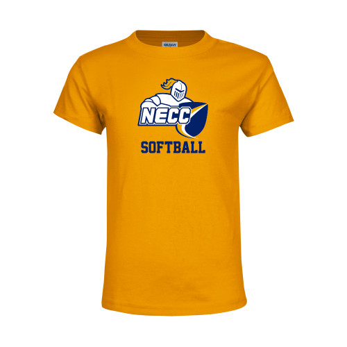  Youth Gold T-Shirt - Softball