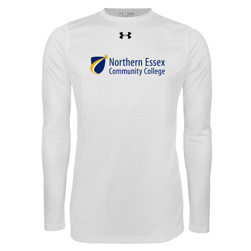  Under Armour White Long Sleeve Tech Tee - Northern  Essex Community College